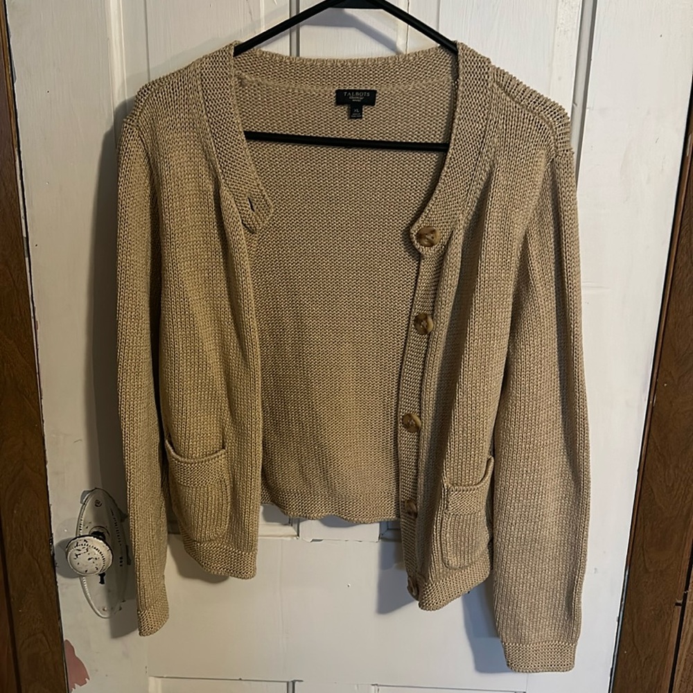 Talbots Petite XL button up cardigan